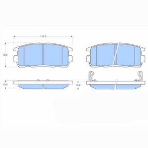Δισκόφρενα  ZTEC+ για Chevrolet,Opel